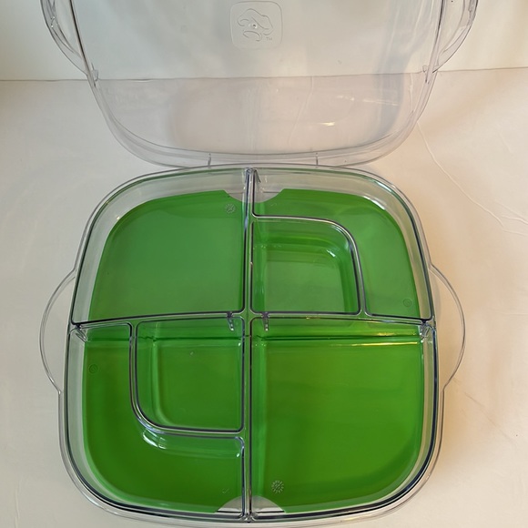 NWOT The Pampered Chef Cool & Serve Tray, No Tags Come With Pampered Chef - Picture 10 of 11